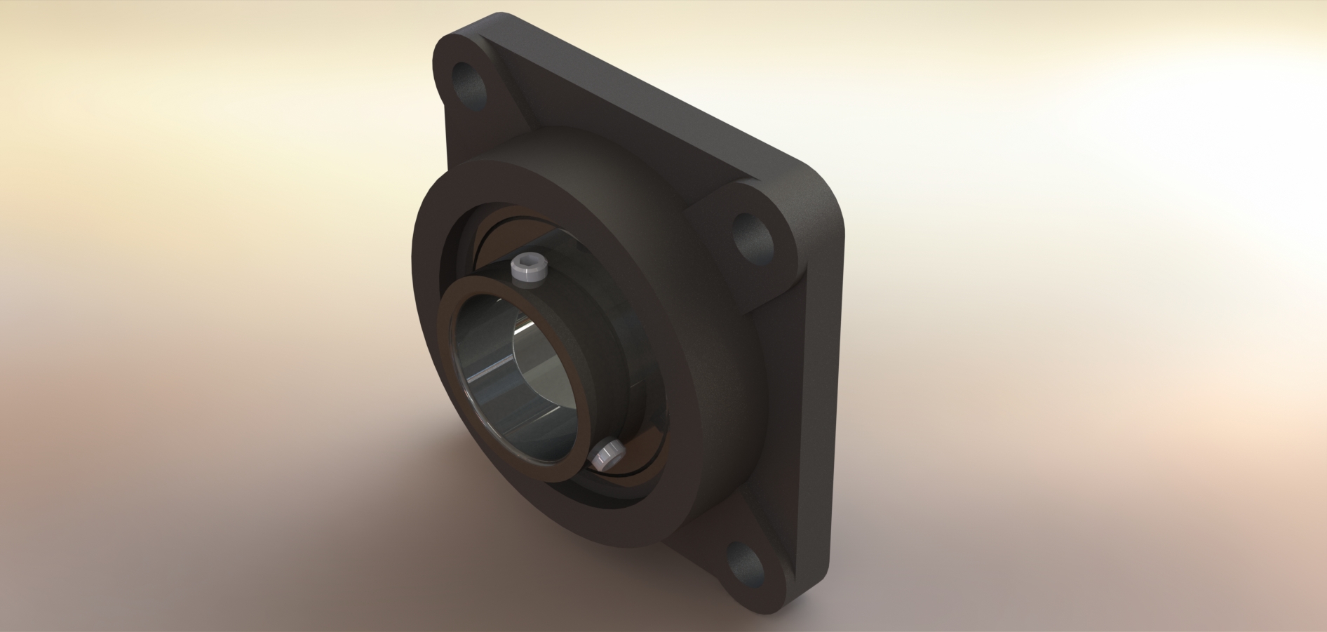 四螺栓法兰轴承装置(直径50毫米)